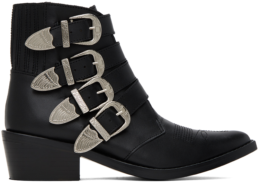 【関税込み】Aj1311 Boots - Toga Pulla - Leather - Black Toga Pulla Aj1311 Boots - Leather - Black Black (Women's