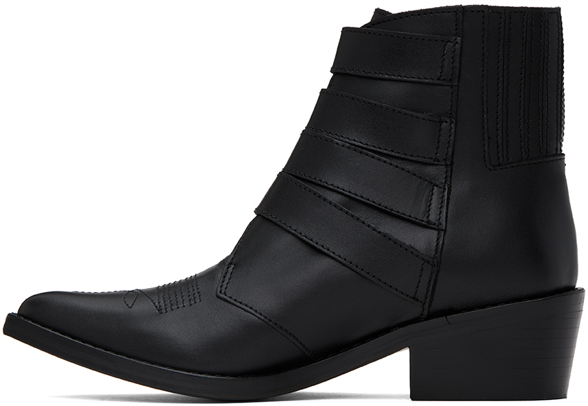 【関税込み】Aj990 Ankle Boots - Toga Pulla - Black - Leather Aj990 Ankle Boots - Toga Pulla - Black - Leather