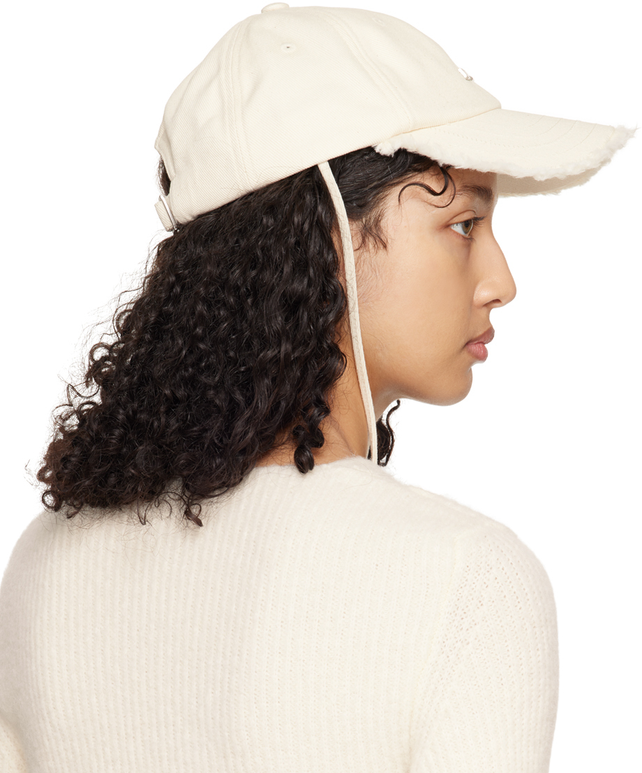 JACQUEMUS LA CASQUETTE AHAUT ホワイト58 Jacquemus La Casquette Jacquemus Baseball Cap | White | FARFETCH