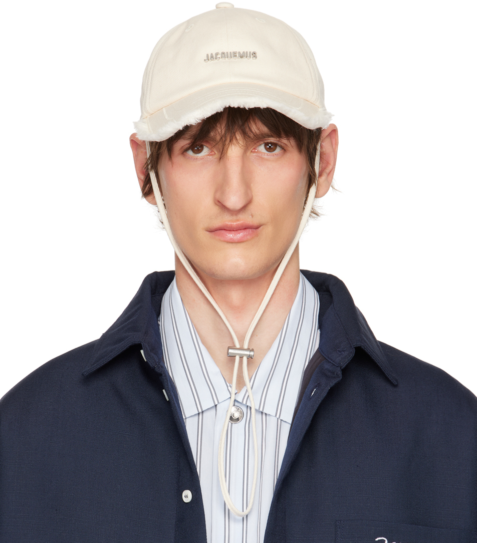 Jacquemus Off-White Le Chouchou 'La casquette Artichaut' Cap