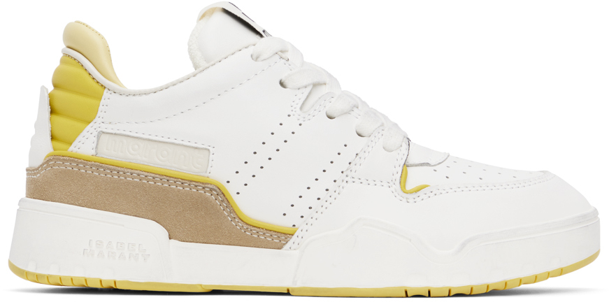 【送料&関税込】Isabel Marant Emree Sneakers In White Leathe Isabel Marant Emree Leather Sneakers White Red Size 38 | eBay