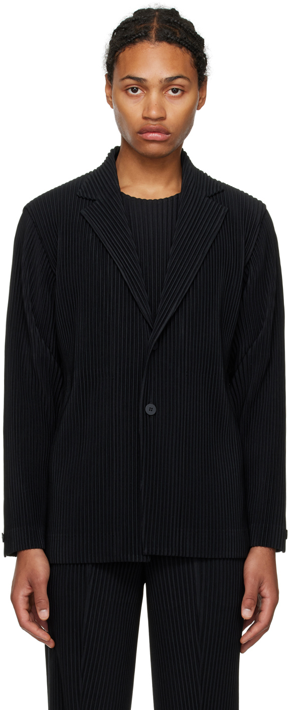 HOMME PLISSÉ ISSEY MIYAKE TAILORED ブラック Shop Black Tailored Pleats 2 Blazer on Sale at BeyondStyle