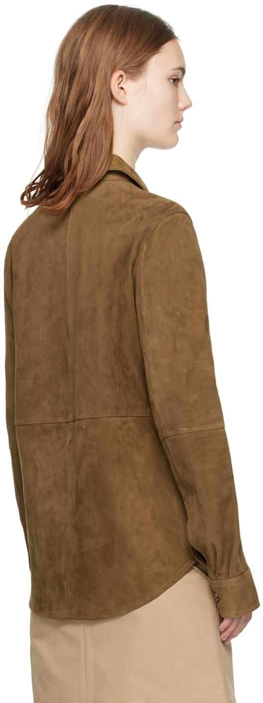 【TOTEME】Suede Coat Cinched suede coat desert – TOTEME