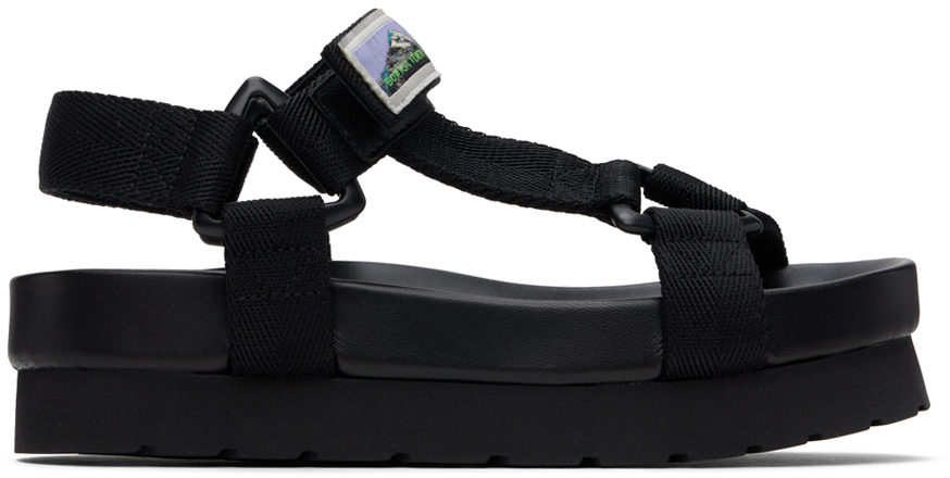 【BOTTEGA VENETA】Trip Sandal in Black Bottega Veneta Black Trip Sandals - Shoes - Save Extra 10