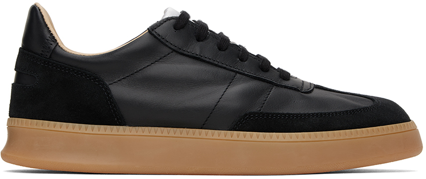 Spalwart Black Smash Low Nappa Suede Sneakers - Casual Shoes