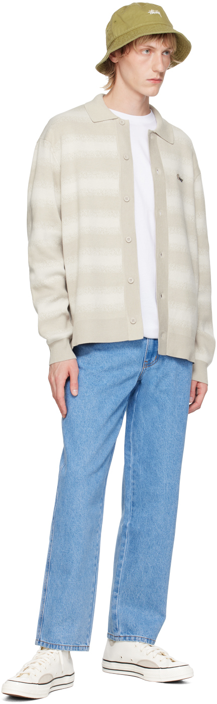 トップス Dime \"haze knit cardigan\" Ssize Dime Haze Knit Cardigan / Olive (ダイム ニット/セーター