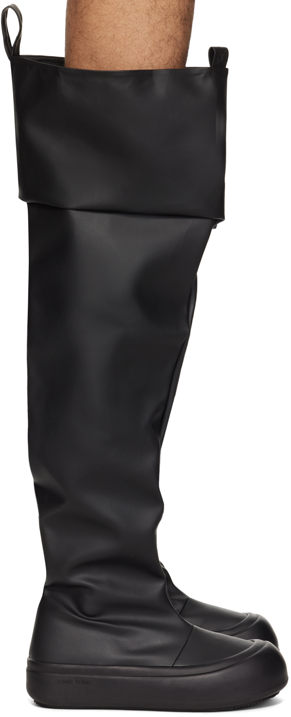 靴 Yumeyume fisherman boots Black High Fisherman Boots – On Sale Now with Up to 53% Off