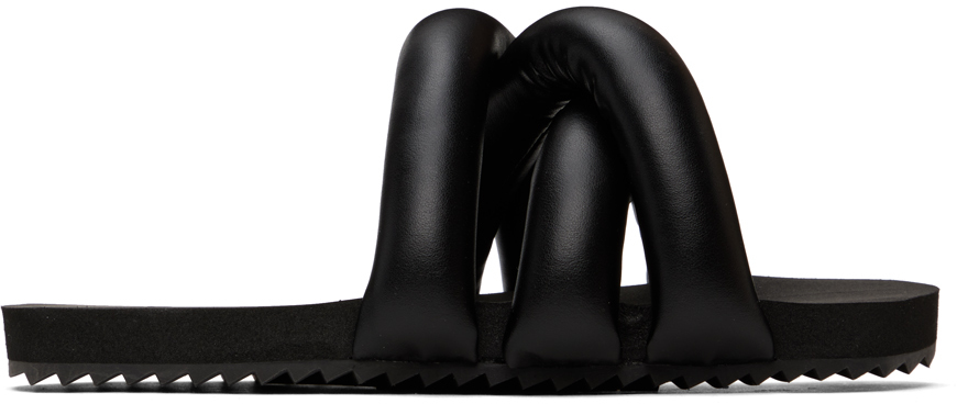 YUME YUME Black Tyre Slides - Sandals - BeyondStyle