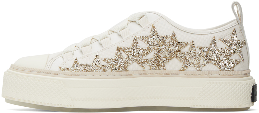 AMIRI Glitter Stars Court ローカット スニーカー 関税送料込 Black Glitter Stars Court Low Sneakers by AMIRI on Sale