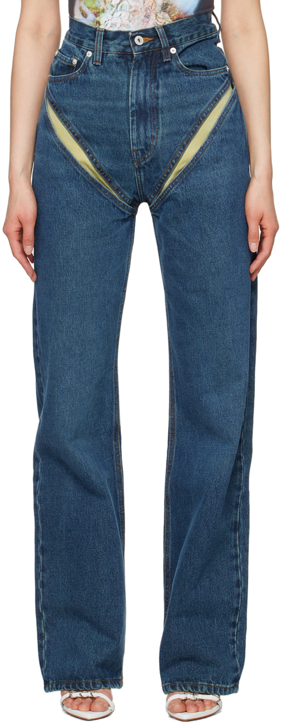 Blue Cut Out Jeans – On Sale Now with Up to 36% Off | Discover