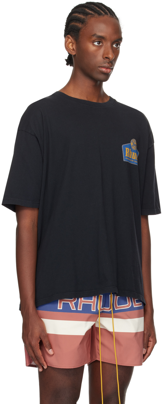 【関税込み】Rhude ブラック Grand Cru Tシャツ 241923M213047_2.jpg