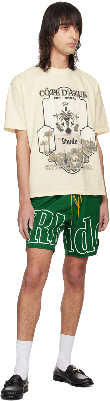 Rhude Off-White Azur Mirror T-Shirt - T-Shirts - BeyondStyle