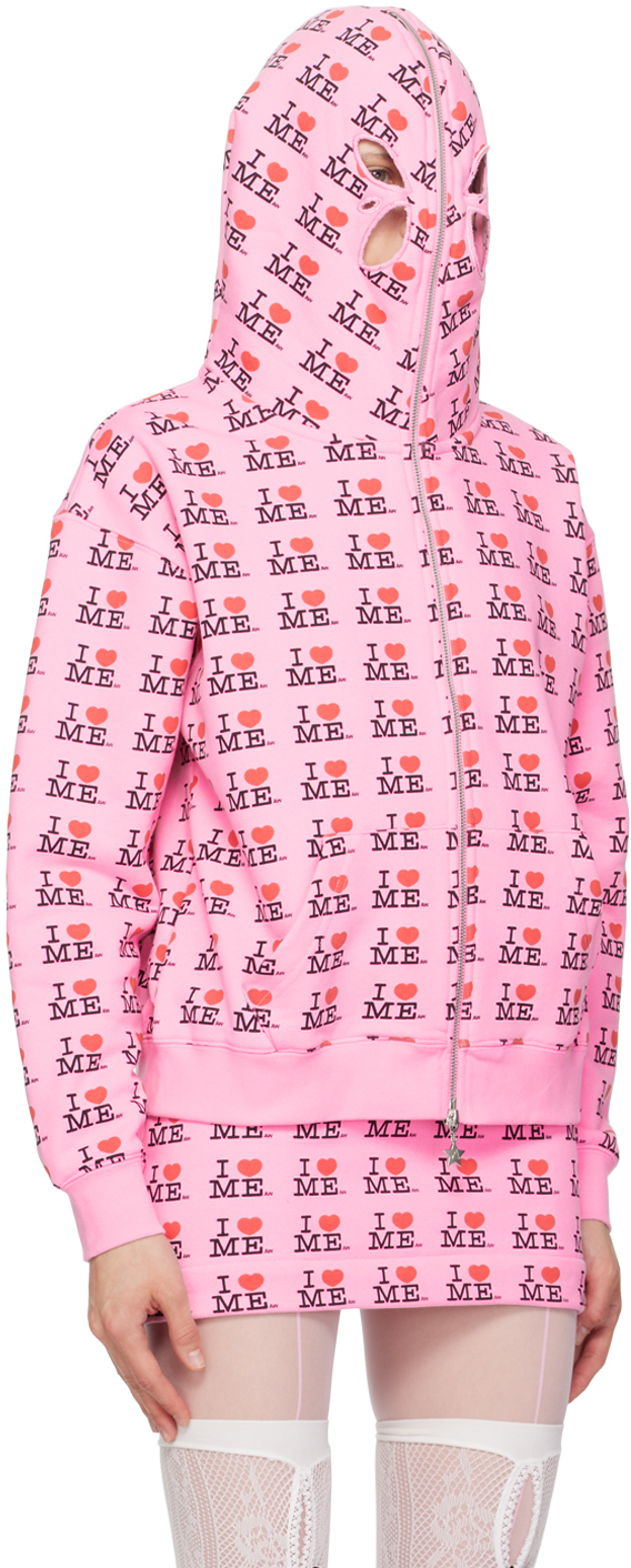 Ashley Williams Pink 'I Heart Me' Hoodie - Hoodies - BeyondStyle