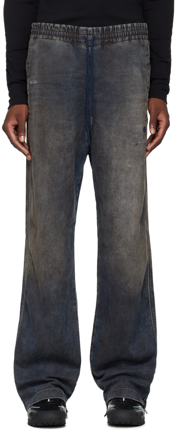DIESEL◆デニムパンツ｜Straight D-Martians Track Denim 068lv Men's Relaxed Jeans | Dark Blue | Diesel D-Martyans Track Denim