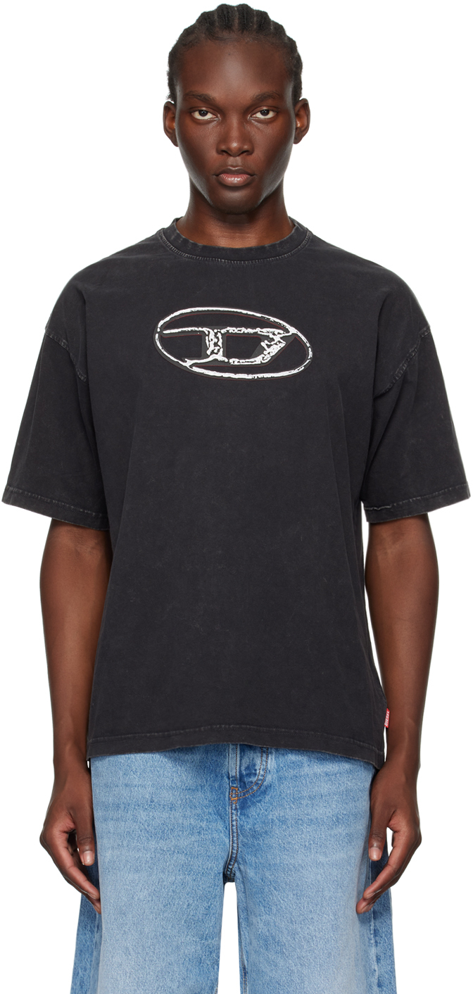【関税込み】Diesel ブラック T-Boxt-Q22 Tシャツ Diesel Black T-Boxt-Q22 T-Shirt - T-Shirts - BeyondStyle