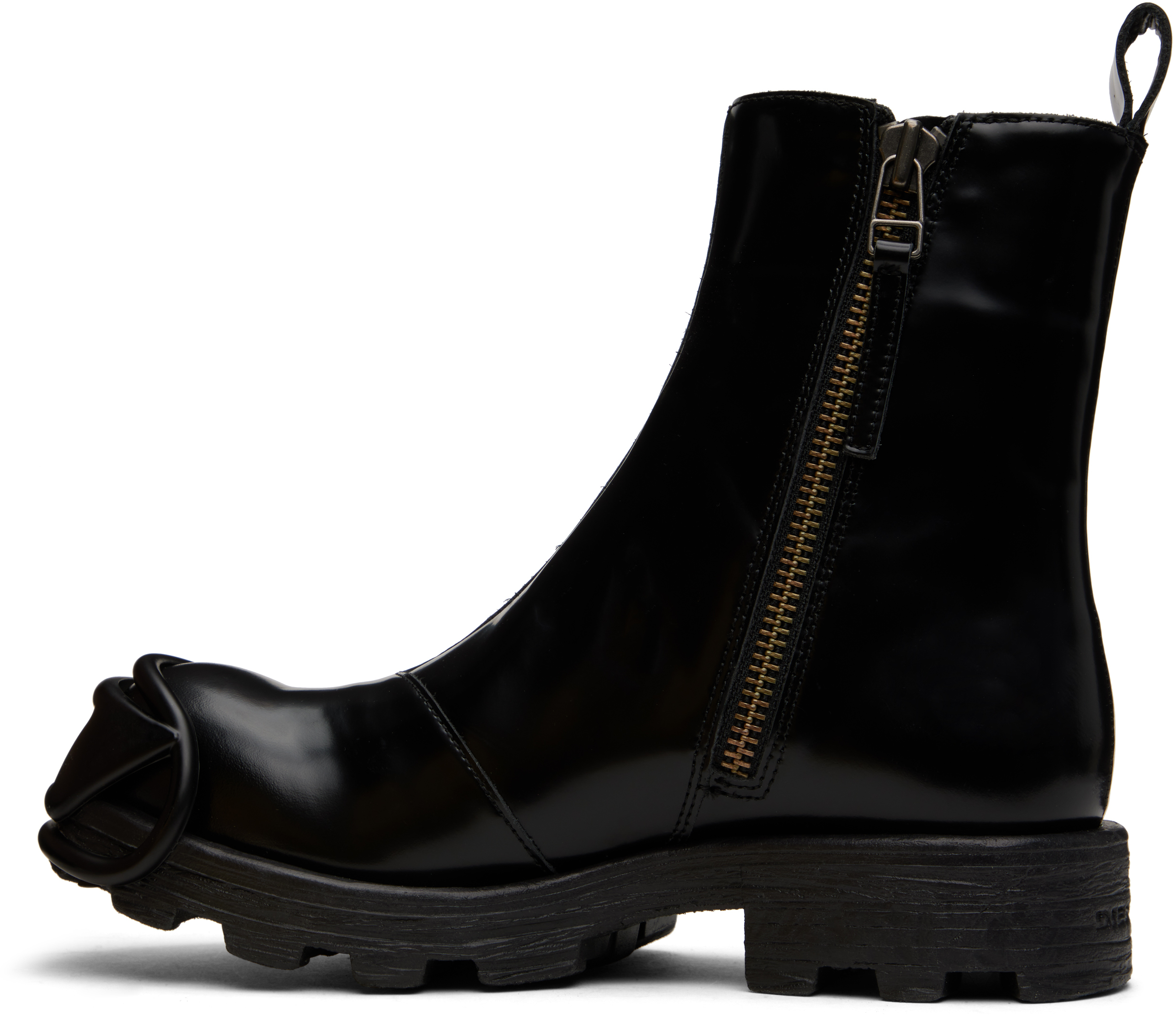 コート　DIESEL BLACK COLD D-DEWNY-HOOD Hybrid shirt in Tencel denim｜ブラック｜メンズ