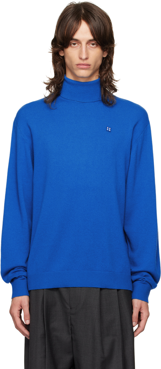 トップス ADER ERROR Tag turtleneck knit 01 ADER error Blue TRS Tag 01 Turtleneck - Sweaters - BeyondStyle