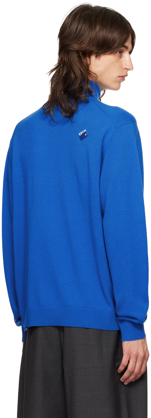 トップス ADER ERROR Tag turtleneck knit 01 ADER error Blue TRS Tag 01 Turtleneck - Sweaters - BeyondStyle