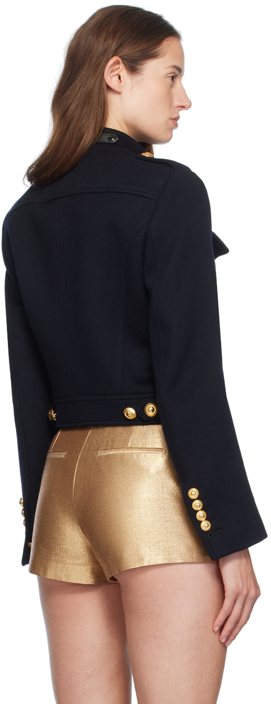 【関税込み】TOM FORD ネイビー Military Chasseur ジャケット Tom Ford Navy Military Chasseur Jacket - Jackets - Compare