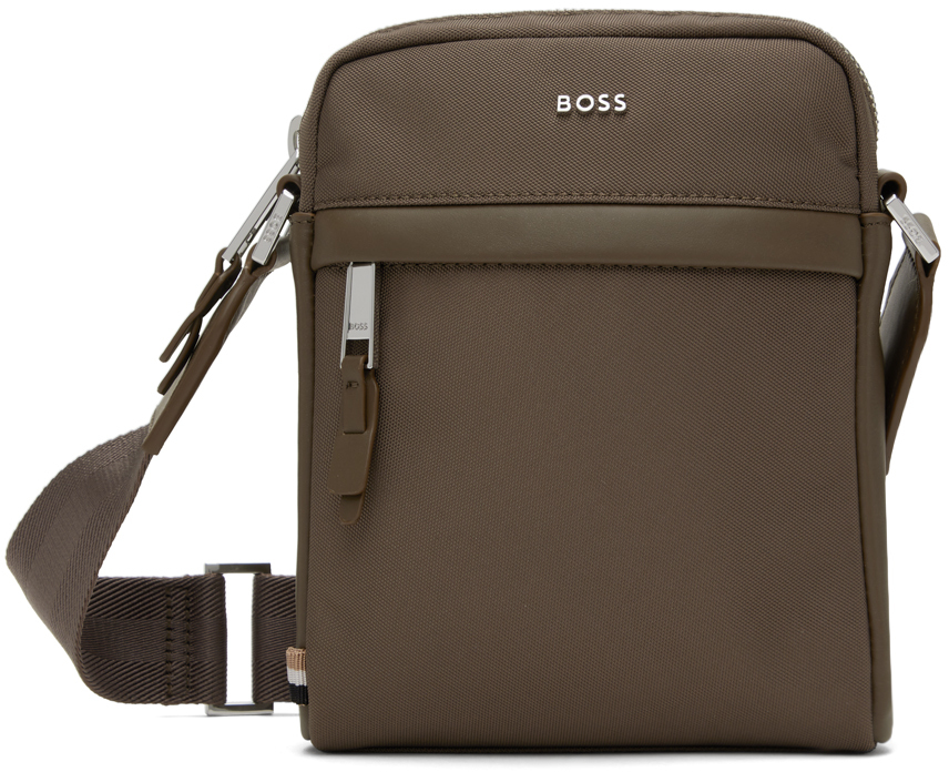 Hugo Boss Brown Canvas Bag - Shoulder Bags - Compare Prices