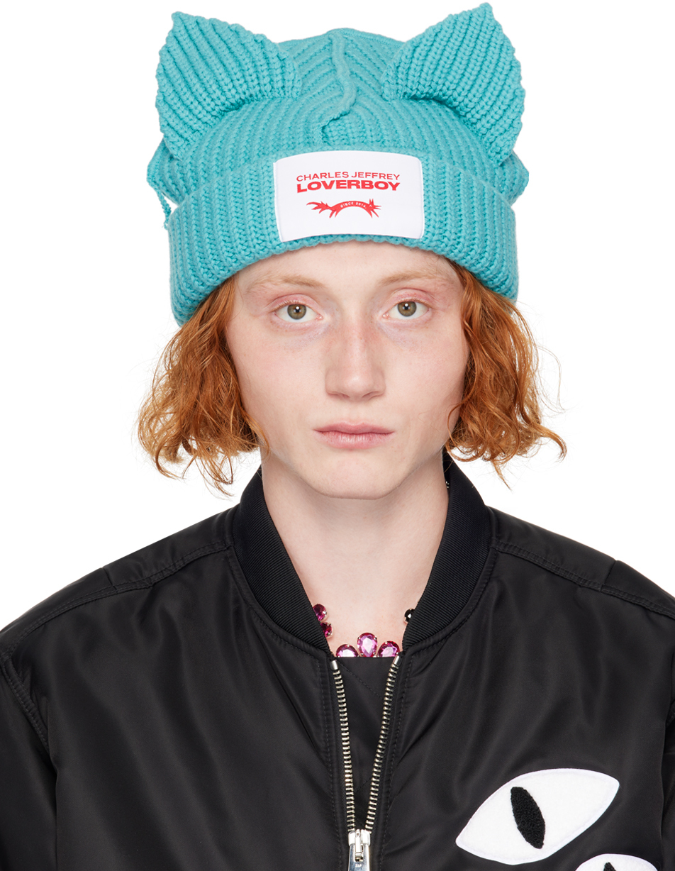 Charles Jeffrey Loverboyニット帽 Chunky Ears Charles Jeffrey Loverboy Chunky Ears Beanie Black / FedEx | eBay