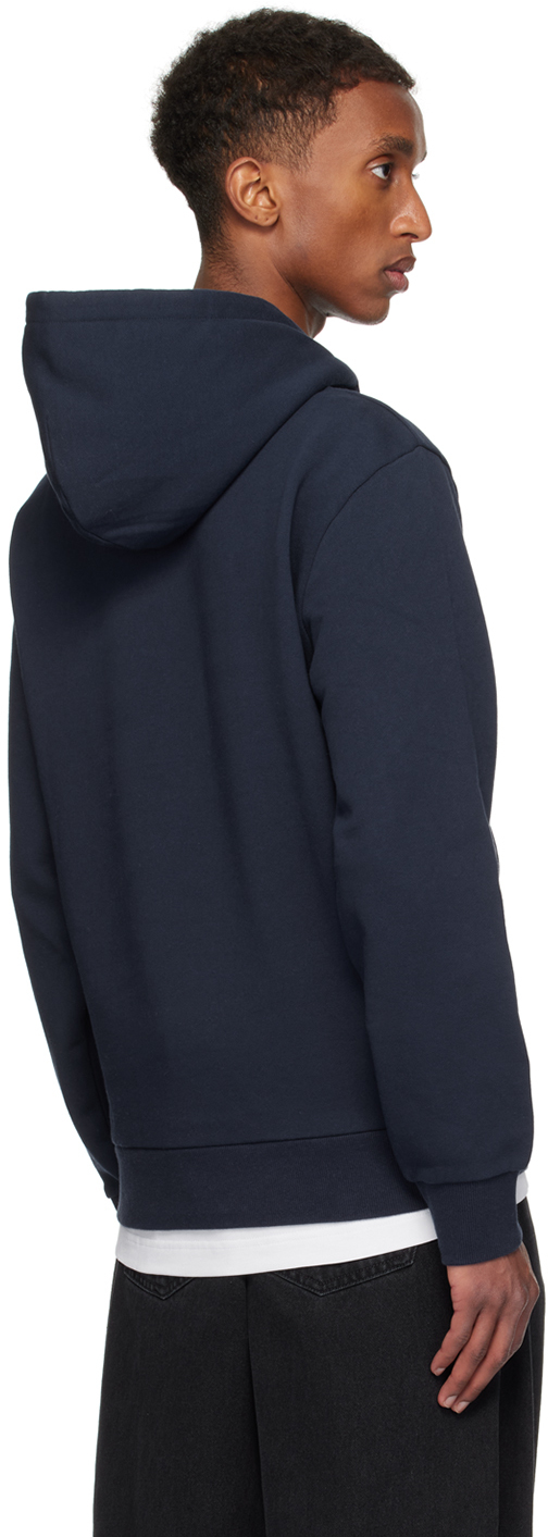Carhartt WIP Navy Script Embroidery Hoodie - Hoodies