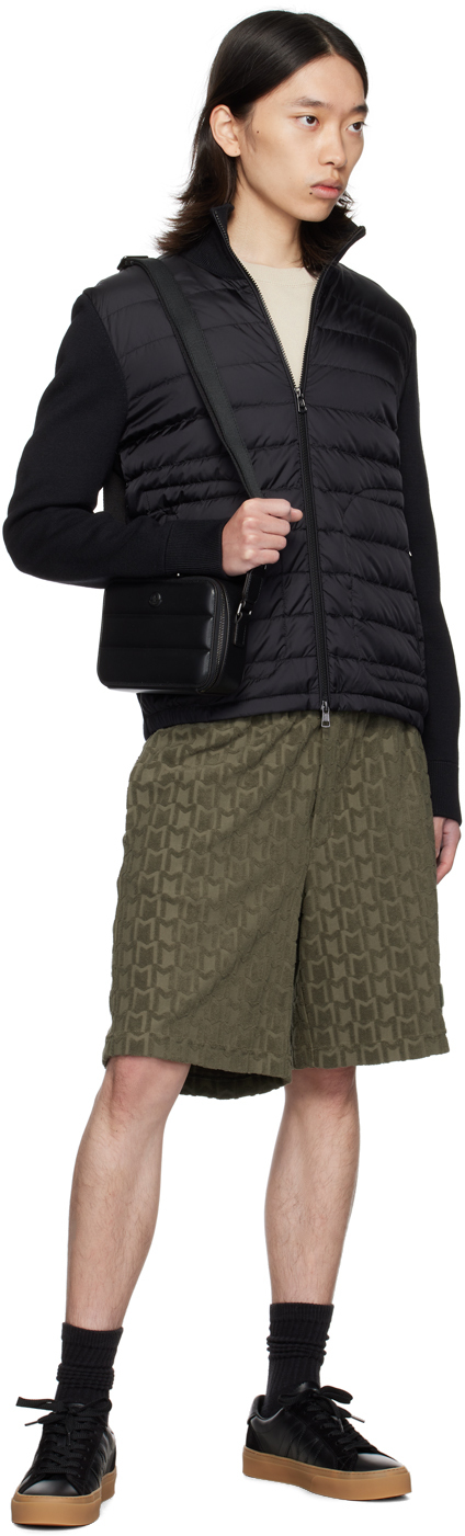 MONCLER正規品/送料/関税込み New Trick Crossbody Bag Moncler Logo-Appliquéd Quilted Leather Messenger Bag