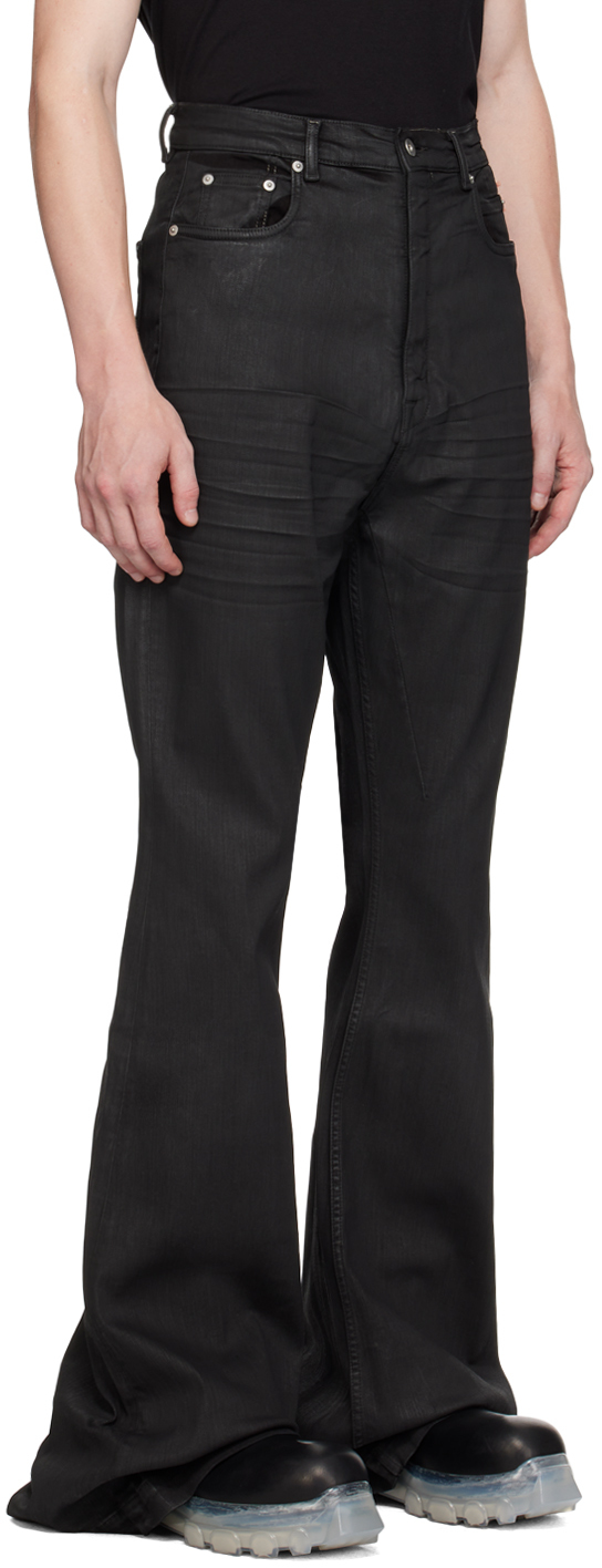 Rick Owens Black Porterville Bolan Bootcut Jeans WAIST-US-28 Rick Owens Black Porterville Bolan Bootcut Jeans WAIST-US-28