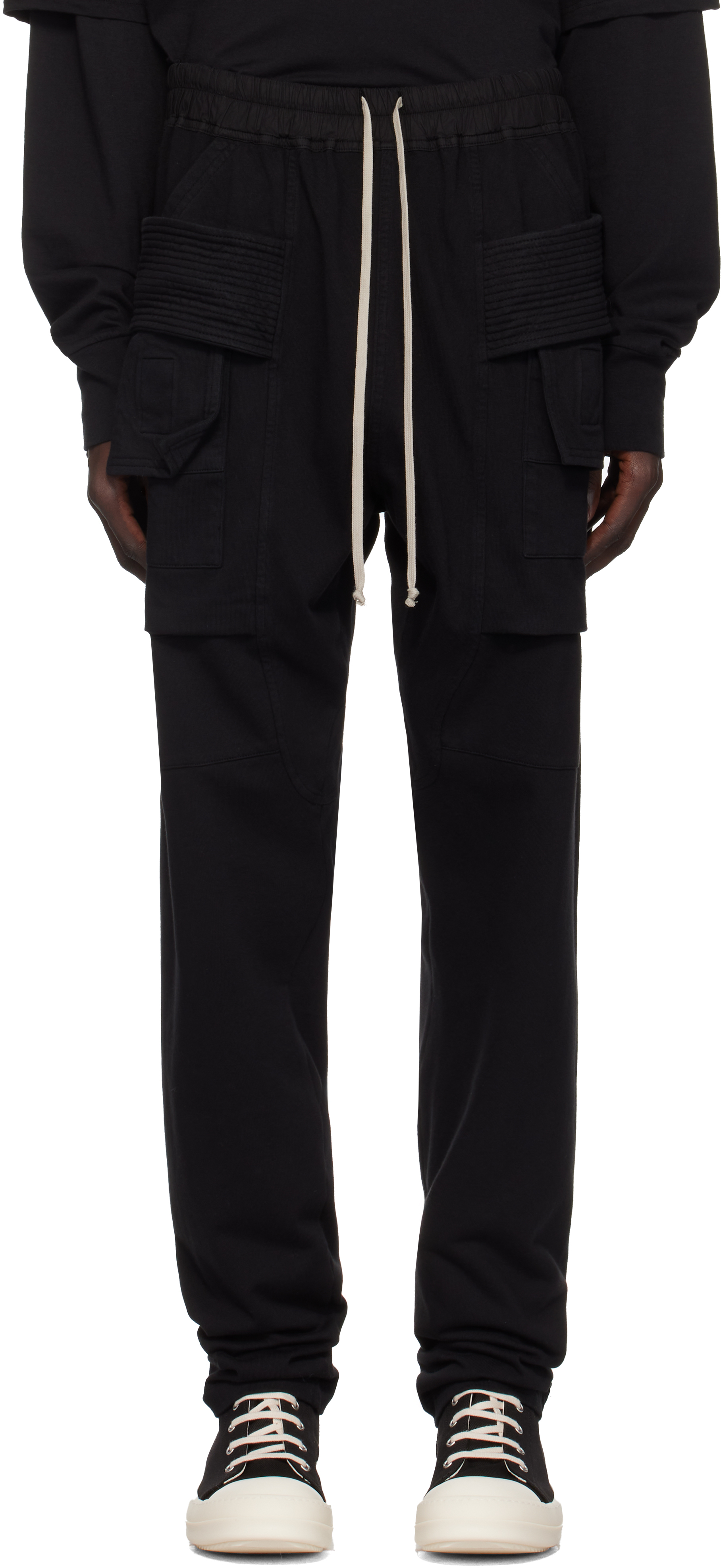 パンツ RICK OWENS Porterville Cargo Pants 44 Black Porterville Cargobelas Cargo Pants by Rick Owens on Sale