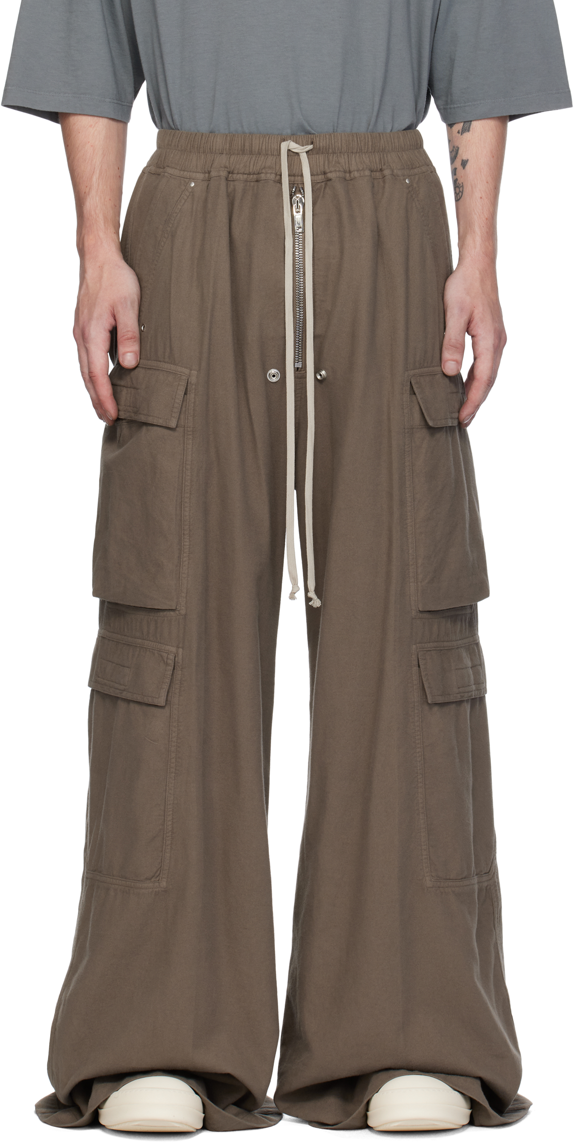Shop Gray Porterville Double Jumbo Belas Cargo Pants on Sale at