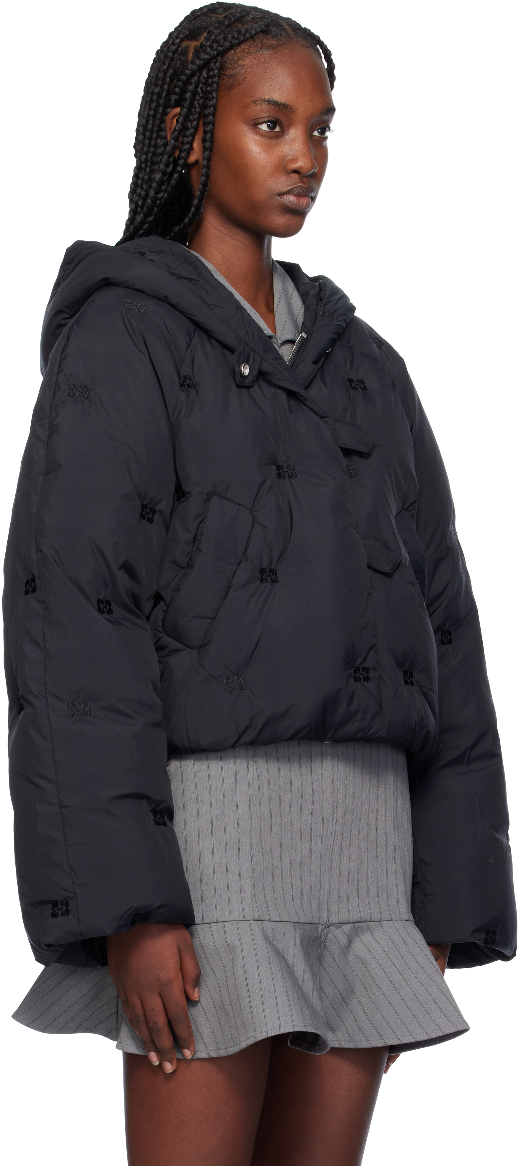Black Short Tech Down Puffer Jacket – On Sale Now with Up to 71