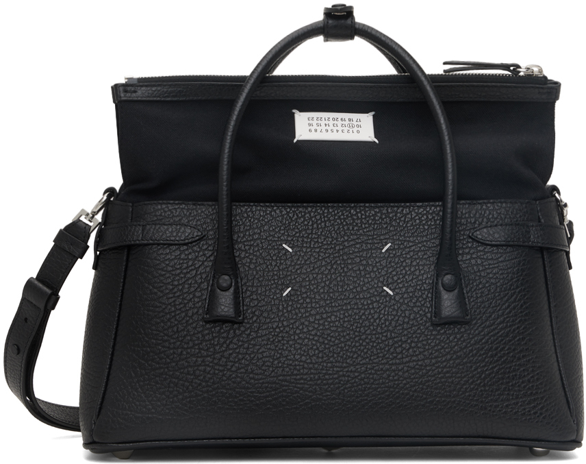 ハンドバッグ MAISON MARGIELA - BLACK 5AC TOP HANDLE BAG 18550913_40005709_600.jpg