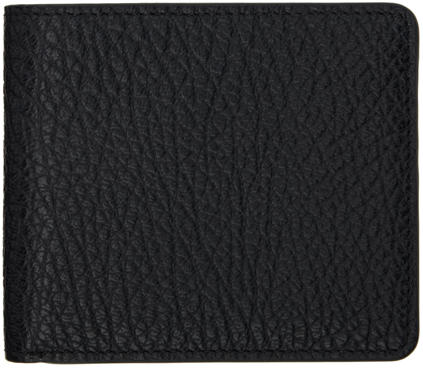 MAISON MARGIELA Black Four Stitches Wallet - Wallets - Save