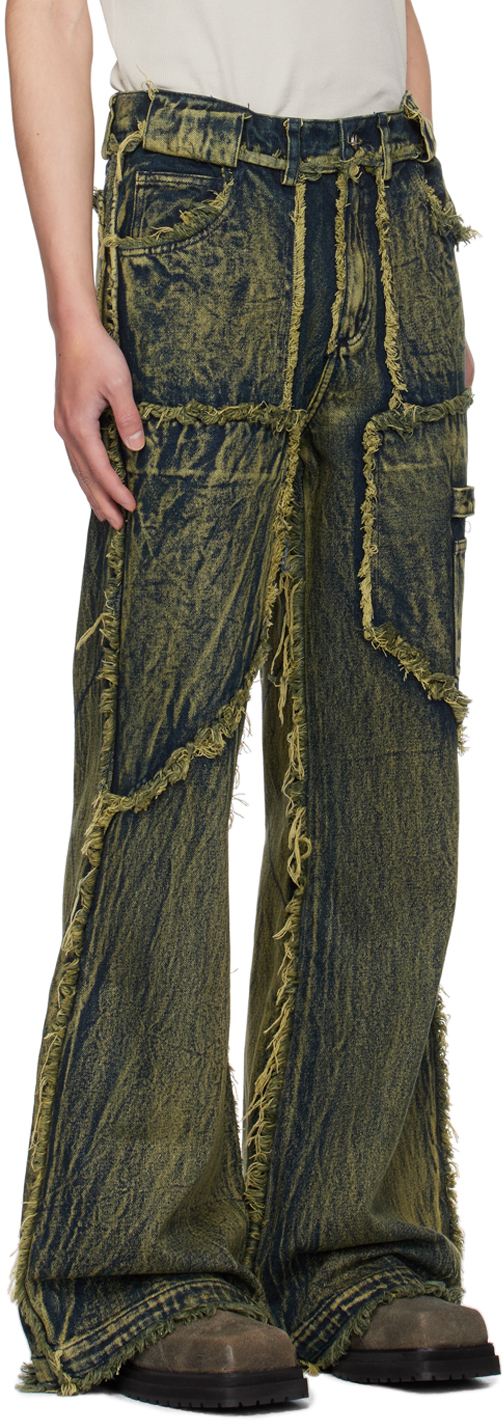 パンツ NO FAITH STUDIOS FLARED DENIM SUN FADED DUNE BAGGY DENIM – NO/FAITH STUDIOS