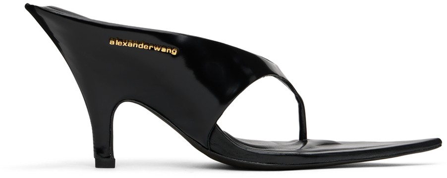 Alexander Wang ☆Irina ポインテッドトゥ ヒールサンダル Alexander Wang Black Irina Pointy Toe Heeled Sandals - Shoes