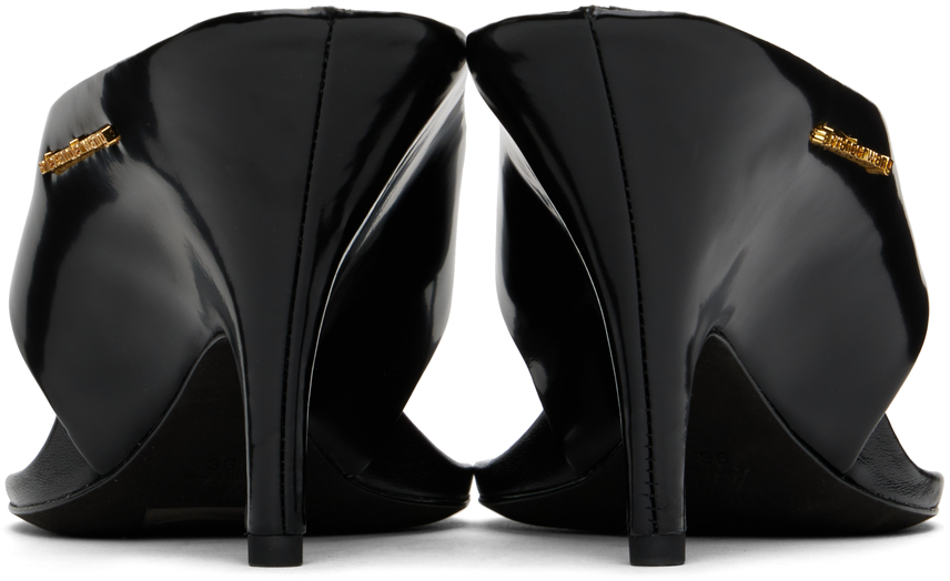Alexander Wang ☆ブラック Irina 90mm ミュール Alexander Wang Irina 90mm Pointy Toe Sandal In Calf Leather