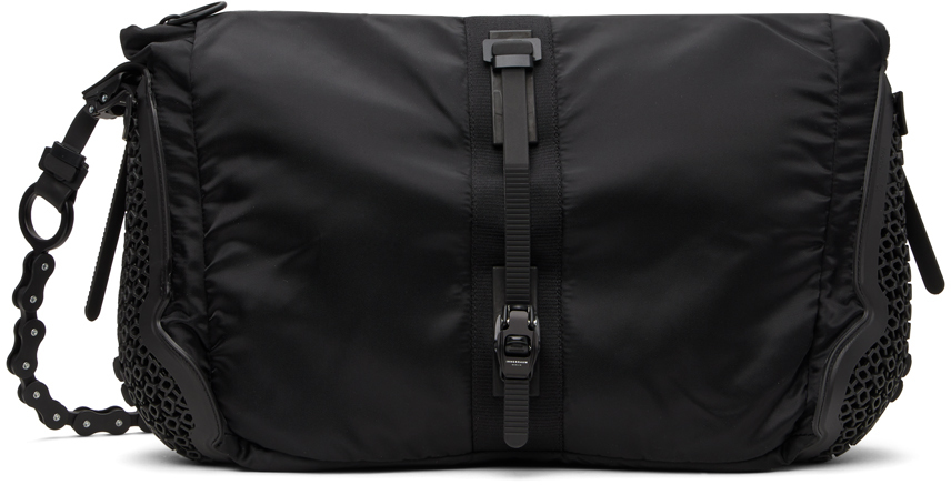 個性的ストラップ【INNERRAUM】OBJECT S07 メッセンジャーバッグ Innerraum Black Object S07 Messenger Bag - Shoulder Bags