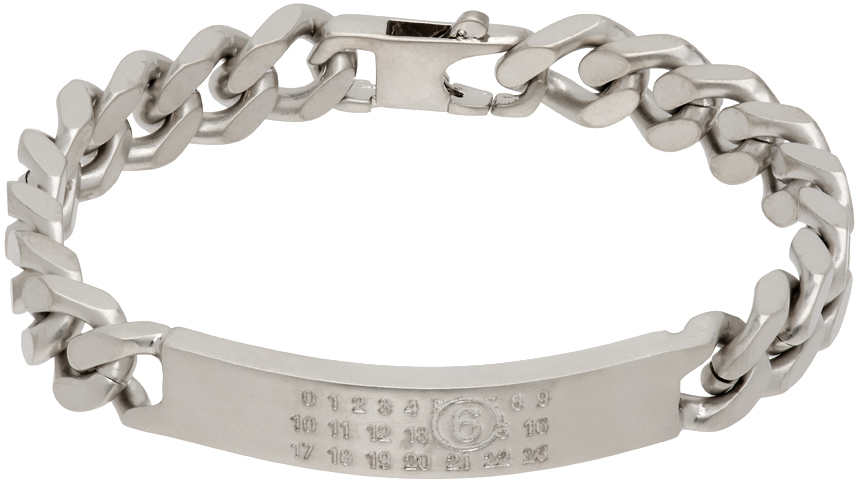 MM6 Silver Classic Chain Bracelet - JEWELRY - BeyondStyle