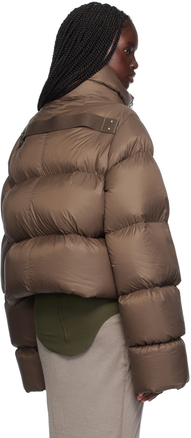 関税負担なし◆RICK OWENS◆TURTLE ダウンジャケット ブラウン Rick Owens Brown Porterville Turtle Down Jacket - Coats