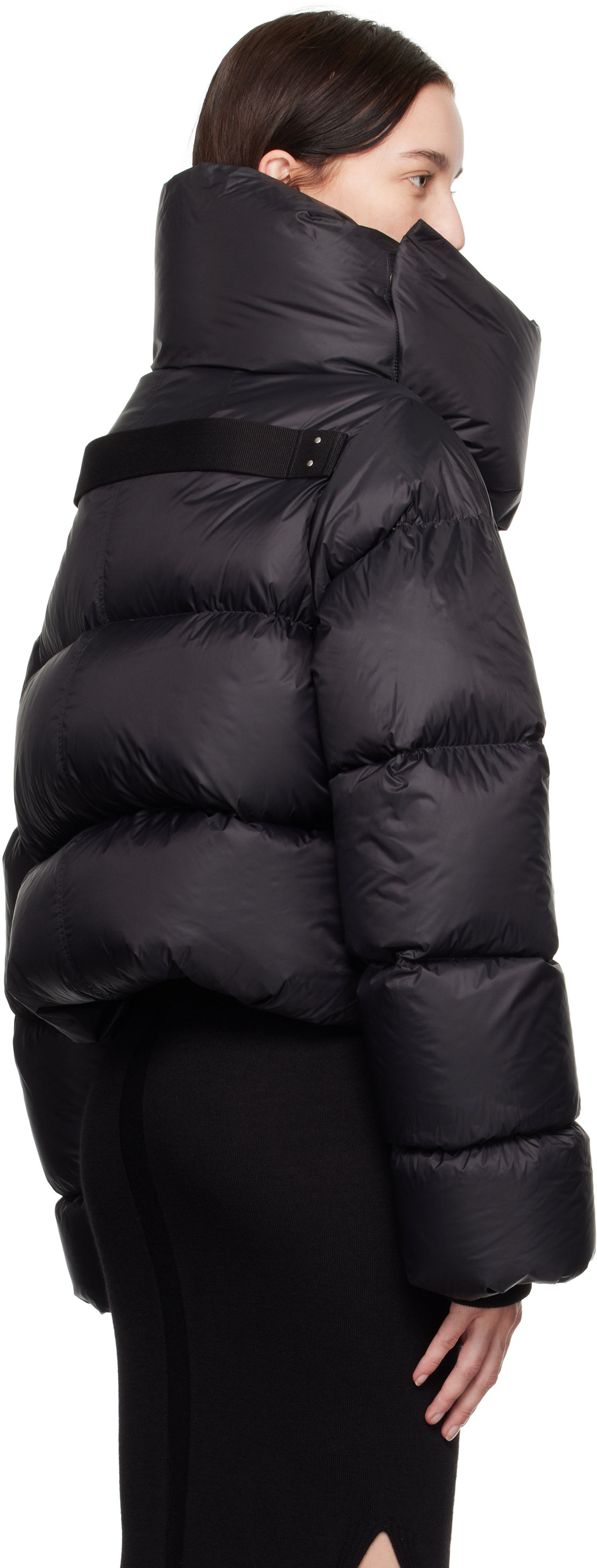 【関税・送料込】RICK OWENS Porterville Shroud タートルネック Rick Owens Black Porterville Shroud Turtleneck Rick Owens