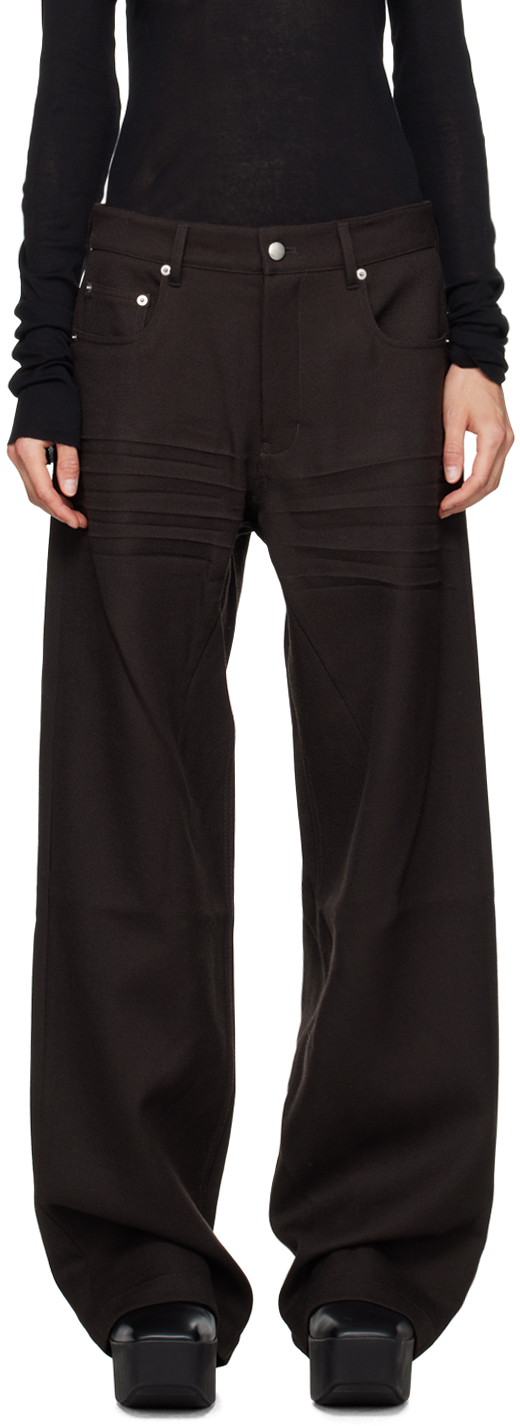 【Rick Owens】ブラック Porterville Geth ジーンズ Rick Owens Black Porterville Geth Jeans - Pants - Free