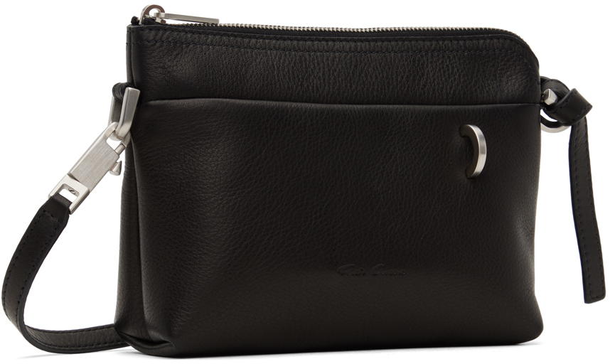 【Rick Owens】スモール Porterville Adri ショルダーバッグ Rick Owens Black Porterville Small Adri Bag - Shoulder Bags