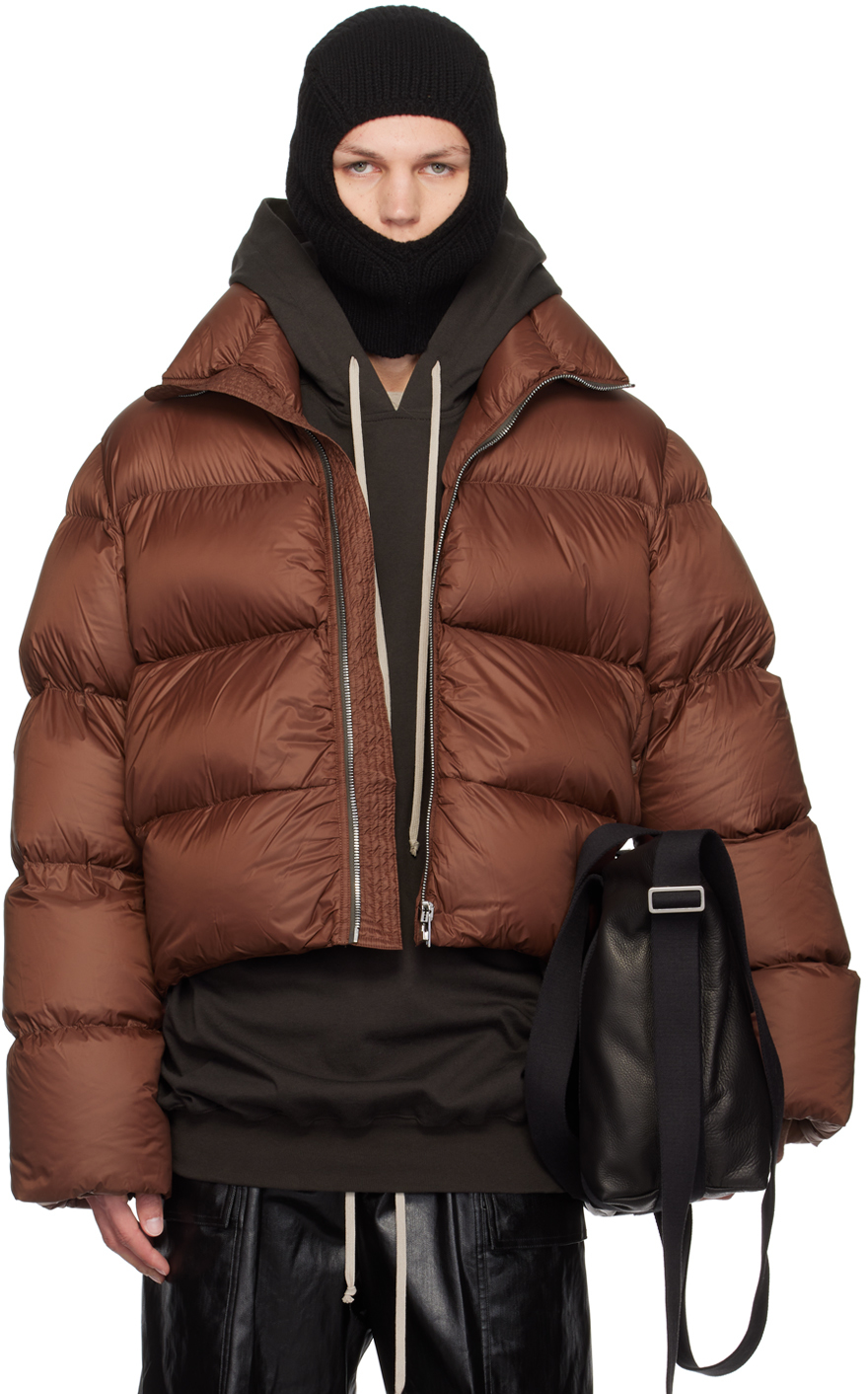 ジャケット・アウター rick owens down jacket brown Brown Turtle Down Jacket – On Sale Now with Up to 66% Off