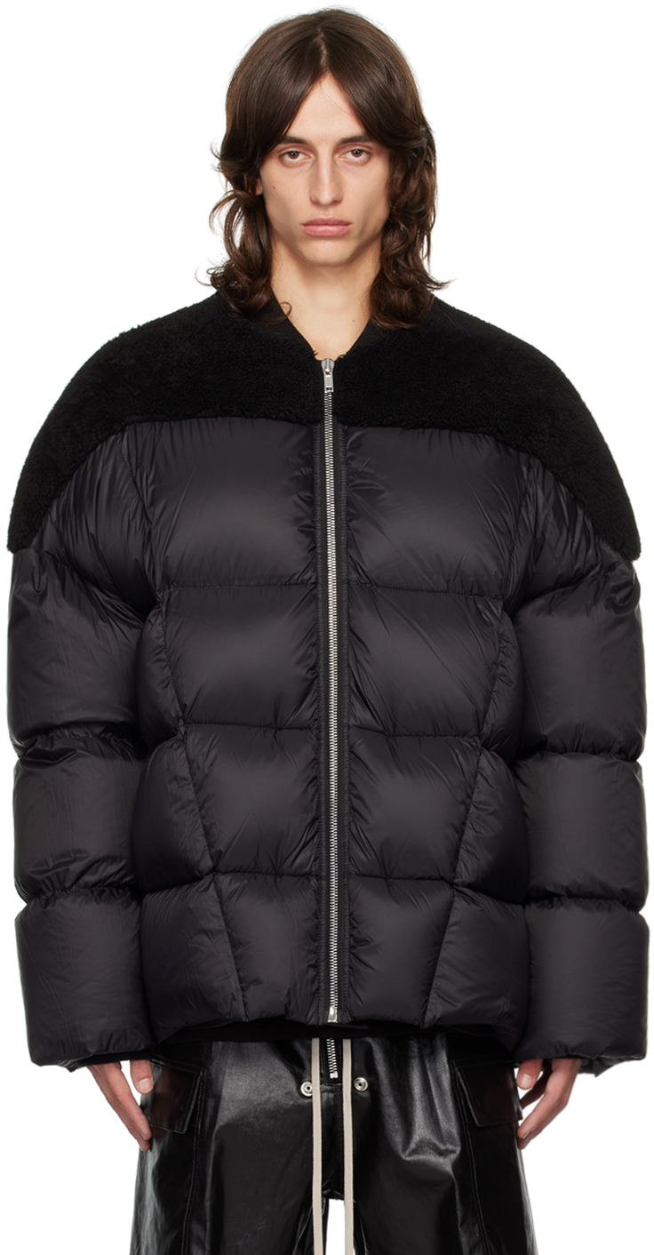 Black Porterville Flight Shearling Down Jacket – On Sale Now with