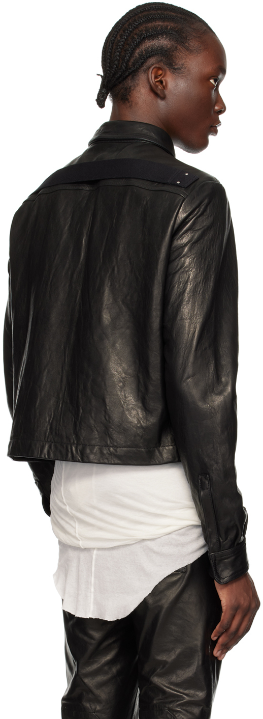 ジャケット・アウター rickowens Alice strobe leather JKT 24AW Khaki Porterville Alice Strobe Leather Jacket by Rick Owens