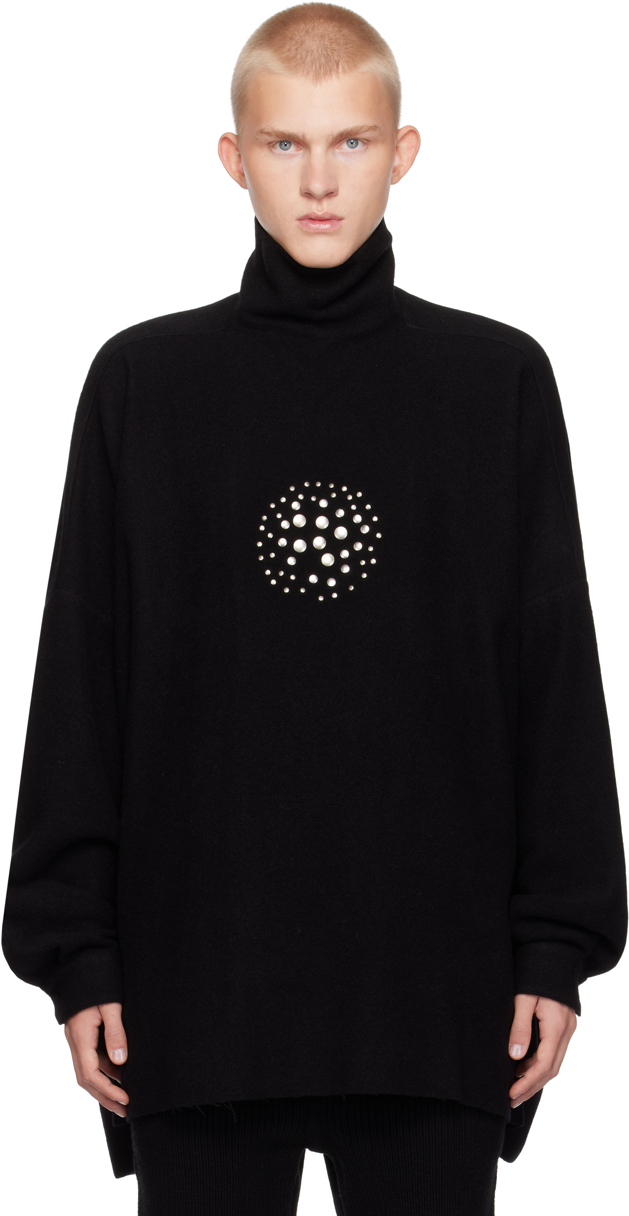 Black Porterville Jumbo Orb Turtleneck – On Sale Now with Up to 70