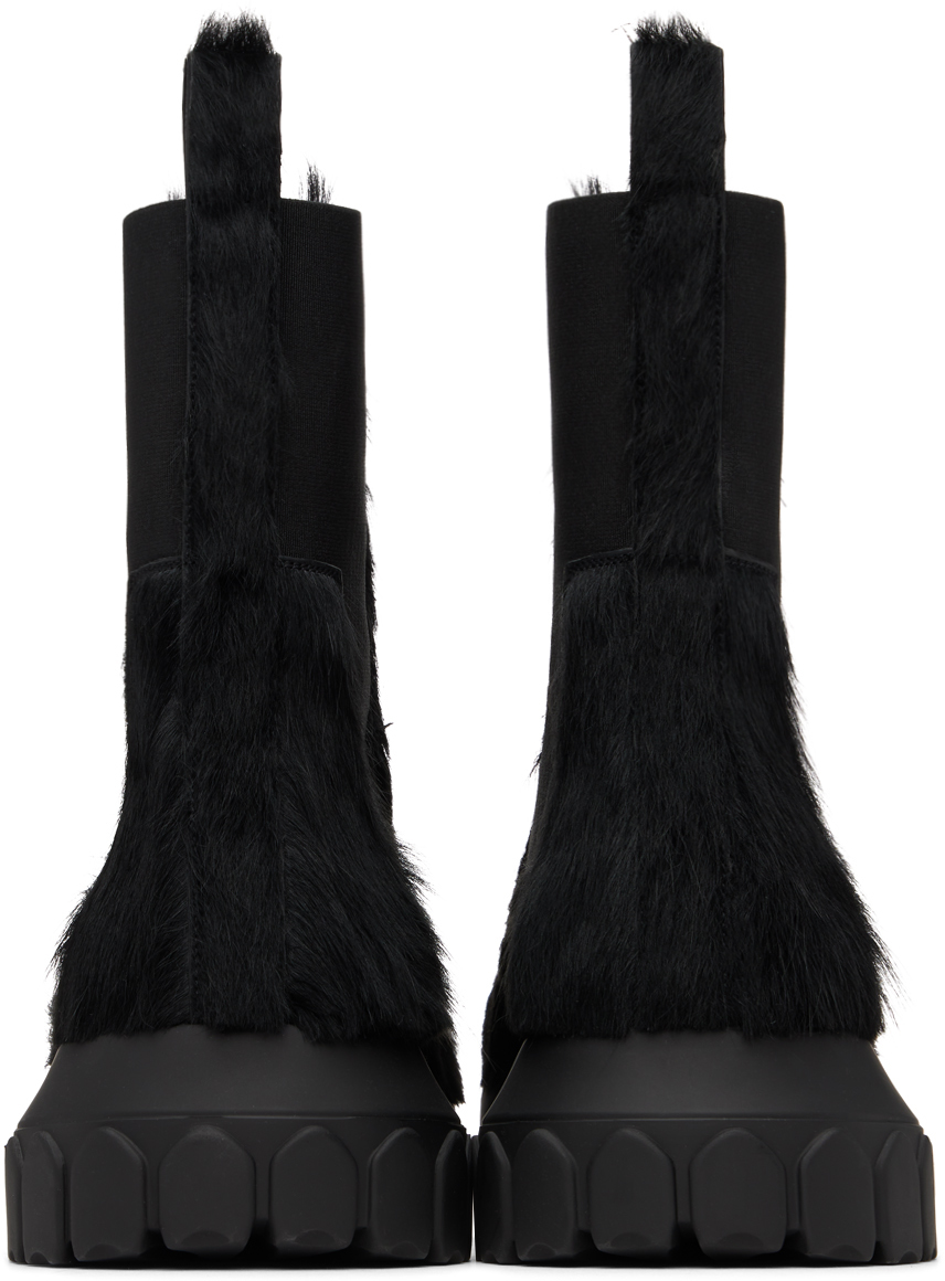 Rick Owens Black Porterville Beatle Bozo Tractor Chelsea