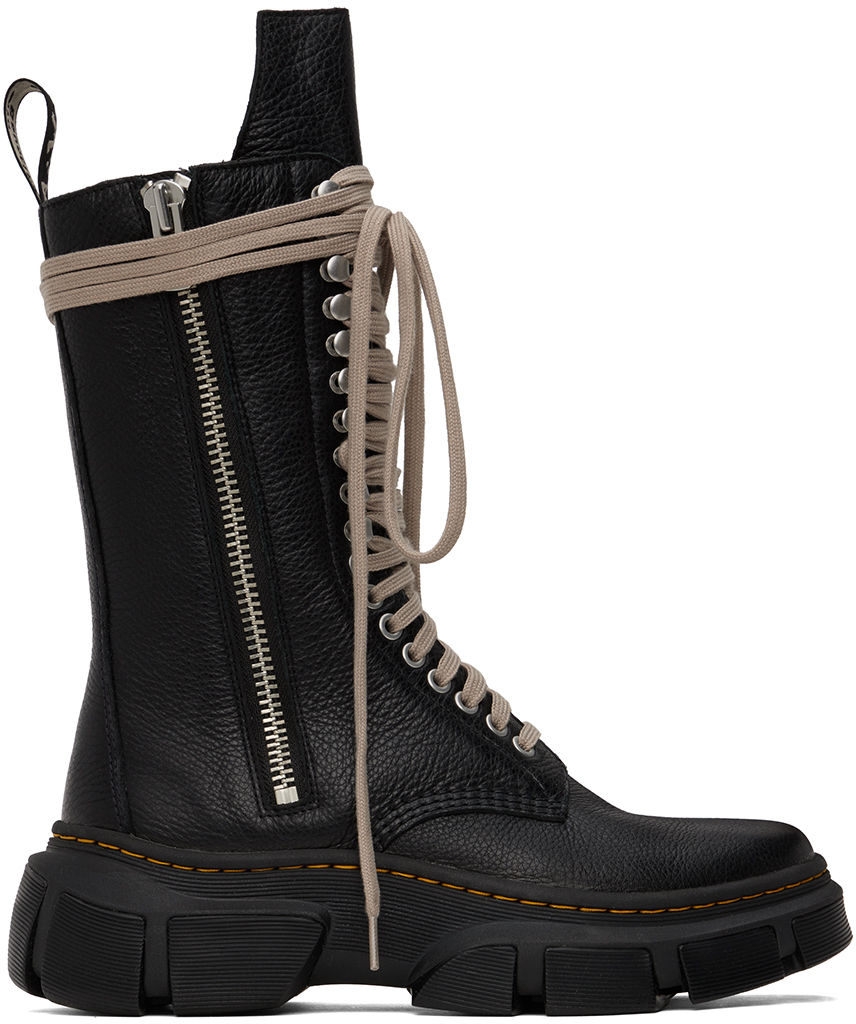Rick Owens Black Dr. Martens Edition 1918 DMXL RO Boots UK-8 Rick Owens Black Dr. Martens Edition 1918 DMXL RO Boots UK-8