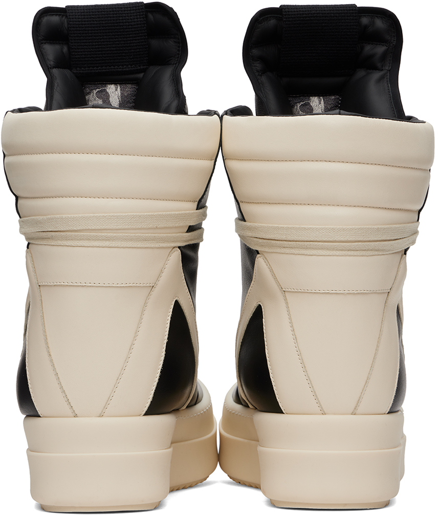 Rick Owens Black & Off-White Porterville Mega Geobasket