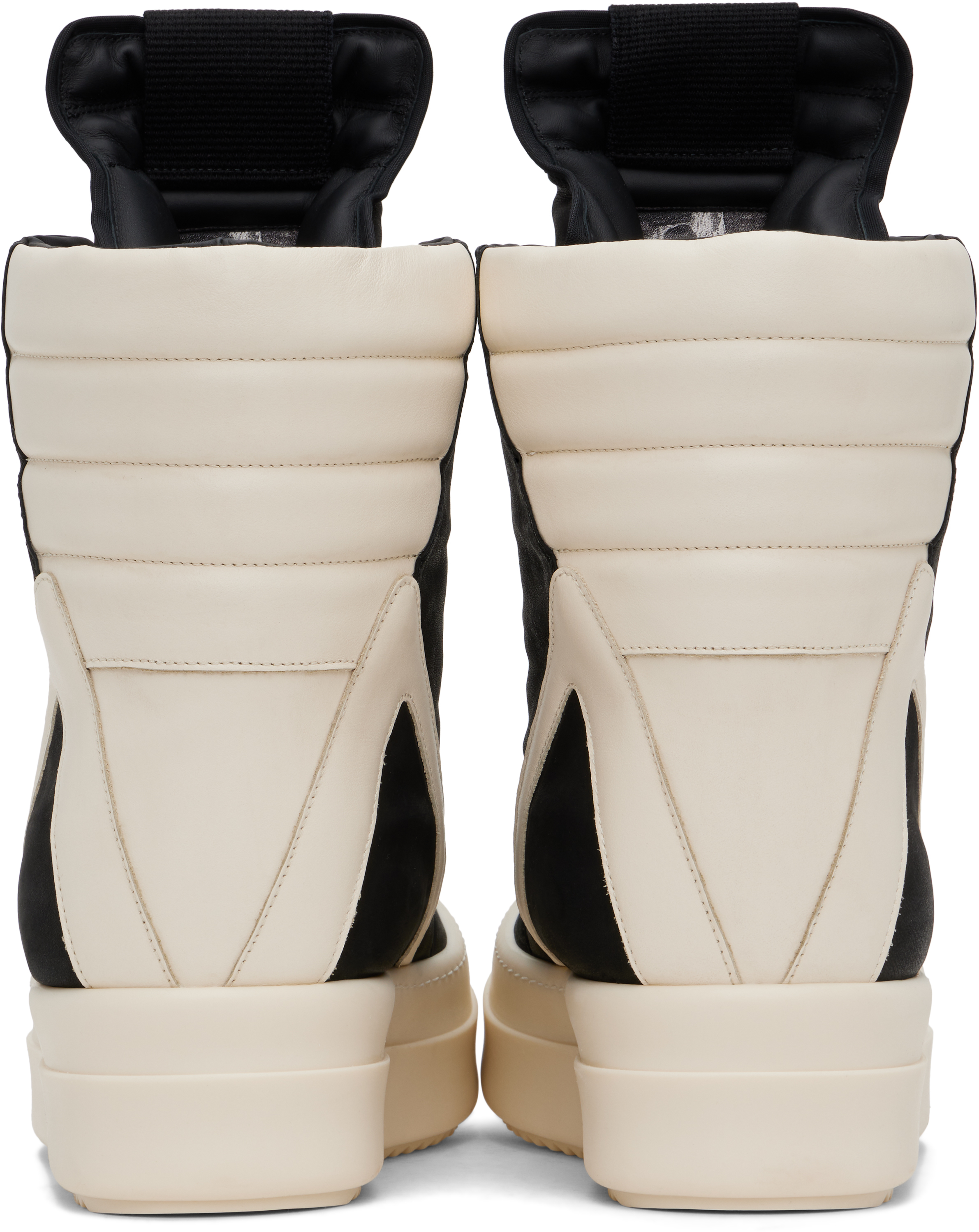 Rick Owens Black & Off-White Porterville Mega Geobasket